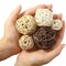 36 Pcs Wicker Rattan Balls Decorative Balls for Centerpiece Bowls Orbs Vase Fillers for Halloween Fall Craft, Wedding Party, Potpourri Decoration, 4 Sizes (White, Wood Color, Light Tan, Coffee)
